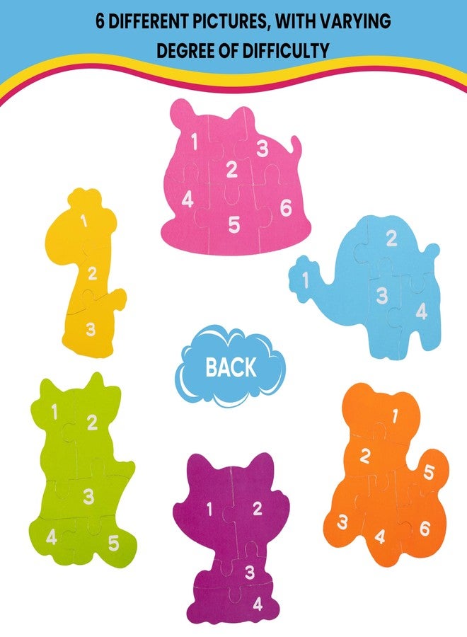 Lupro Jigsaw Puzzle Game for Kids 3+ Years | Educational & Fun Learning Puzzle Toy (BY-6pcs) - Image 3